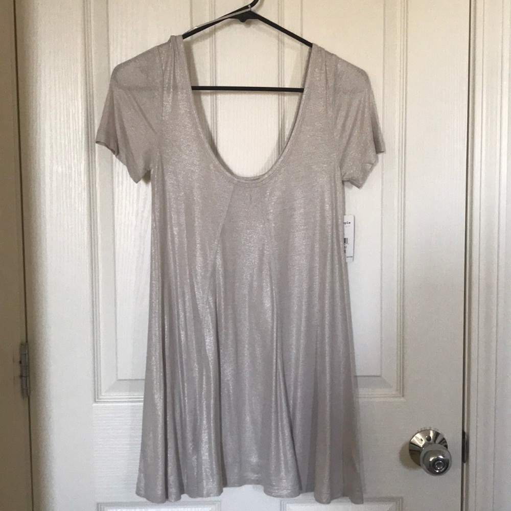 Free People Tunic Silver XS